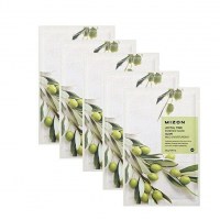 tkanevaya-maska-dlya-litsa-s-ekstraktom-olivy-mizon-joyful-time-essence-mask-olive